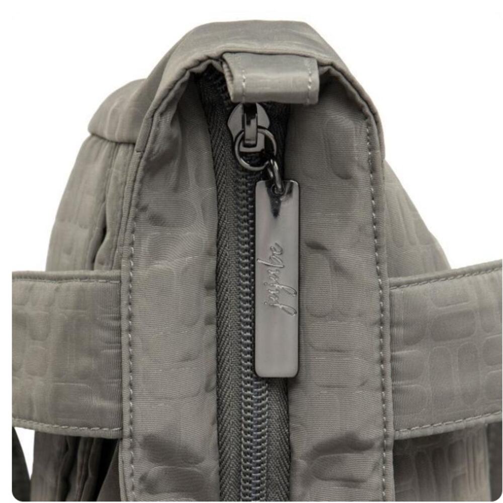 JuJuBe Be Light Tote Diaper Bag Gray Basketweave Travel Shoulder NEW - Picture 5 of 6